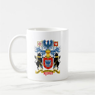 Caneca De Café Brasão de armas dos Açores
