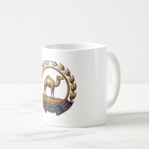 Caneca De Café brasão de armas símbolo emblema bandeira camelo da