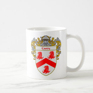 Caneca De Café Brasão de Casey (envolvida)