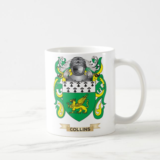 Caneca De Café Brasão de Collins (Direita)