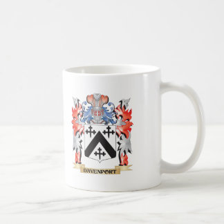 Caneca De Café Brasão de Davenport - crista da família