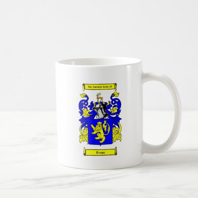 Caneca De Café Brasão de Evans (Direita)