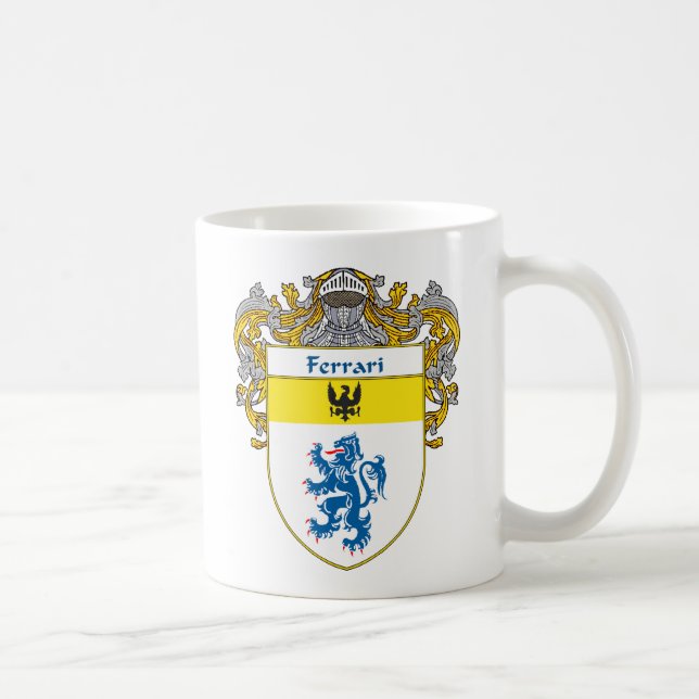Caneca De Café Brasão de Ferrari (envolvida) (Direita)