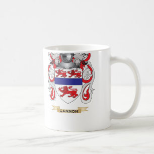 Caneca De Café Brasão de Gannon (crista da família)