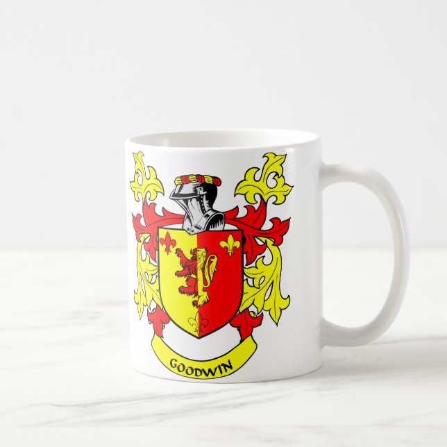 Caneca De Café Brasão de GOODWIN (Direita)