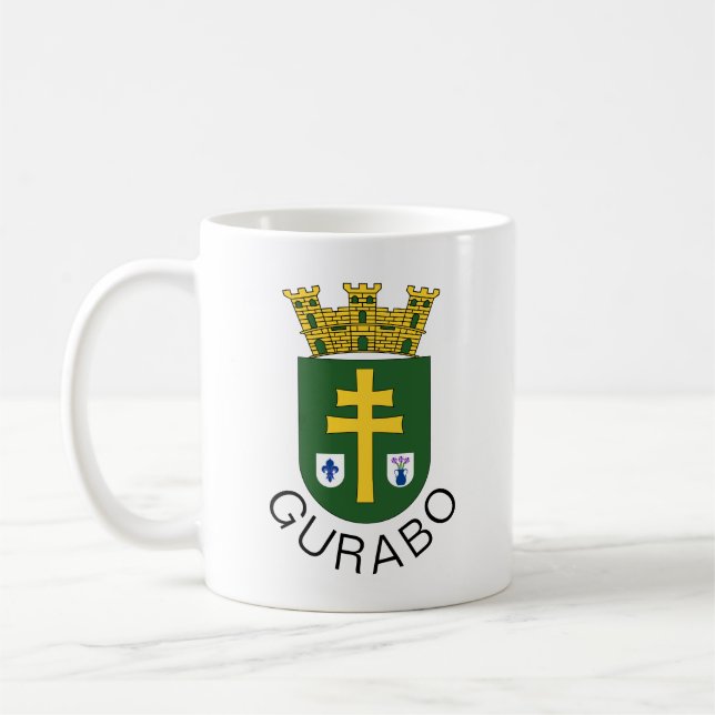 Caneca De Café Brasão de Gurabo, Porto Rico (Esquerda)