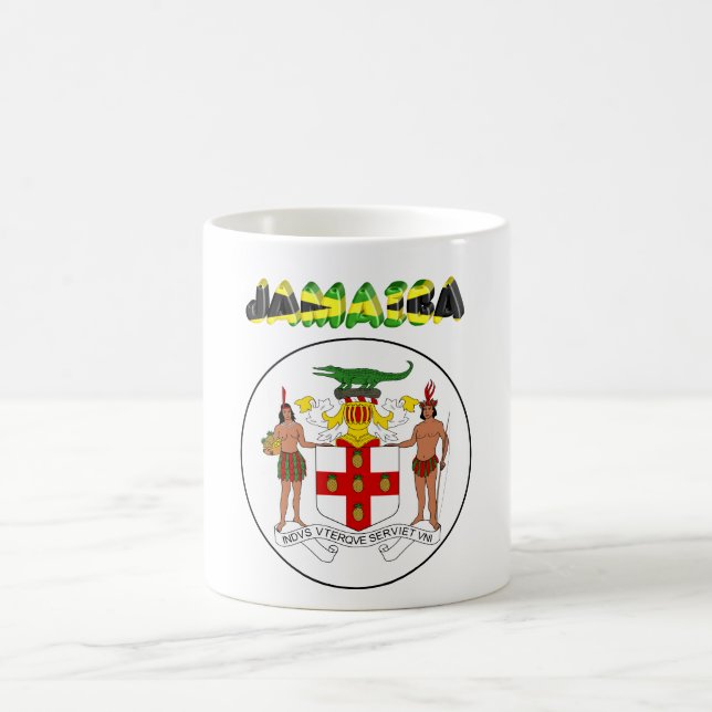 Caneca De Café Brasão de Jamaica (Centro)