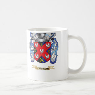 Caneca De Café Brasão de Johnson (crista da família)