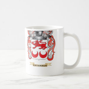 Caneca De Café Brasão de Kavanagh (crista da família)