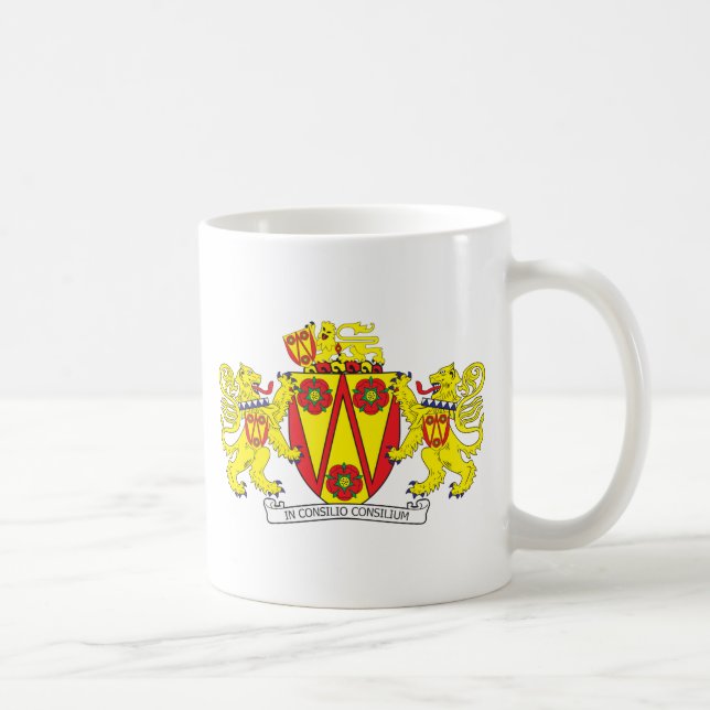 Caneca De Café Brasão de Lancashire (Direita)