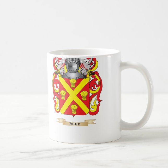 Caneca De Café Brasão de lingüeta (crista da família) (Direita)