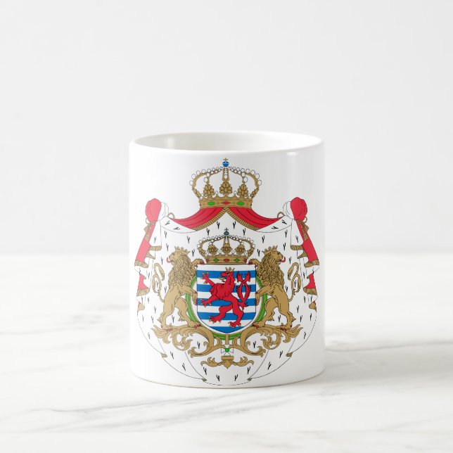 Caneca De Café Brasão de Luxembourg (Centro)