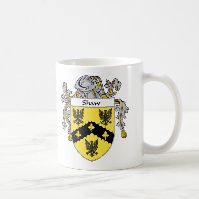 Caneca De Café Brasão de Shaw (envolvida) (Direita)