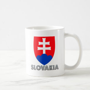 Caneca De Café Brasão de Slovakia