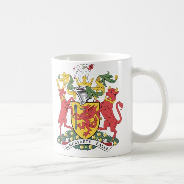 Caneca De Café Brasão de Somerset (Direita)
