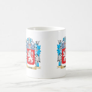 Caneca De Café Brasão de Wang - crista da família