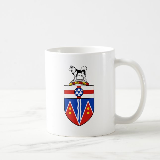 Caneca De Café Brasão de Yukon (Direita)
