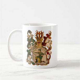 Caneca De Café Brasão do Sagitário do vintage