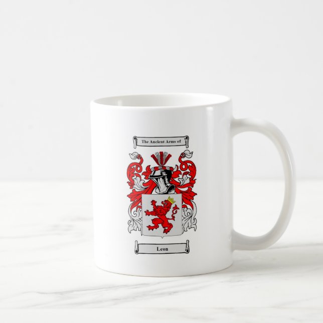 Caneca De Café Brasão (espanhola) de Leon (Direita)