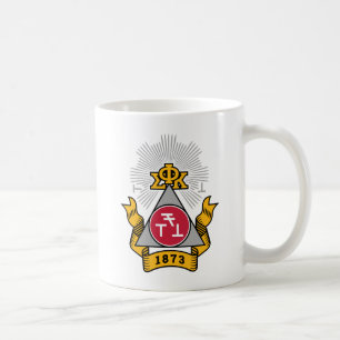 Caneca De Café Brasão Phi Sigma Kappa