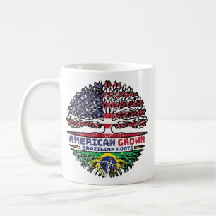 Caneca De Café Brasil Brasil EUA EUA EUA EUA Estados Unidos