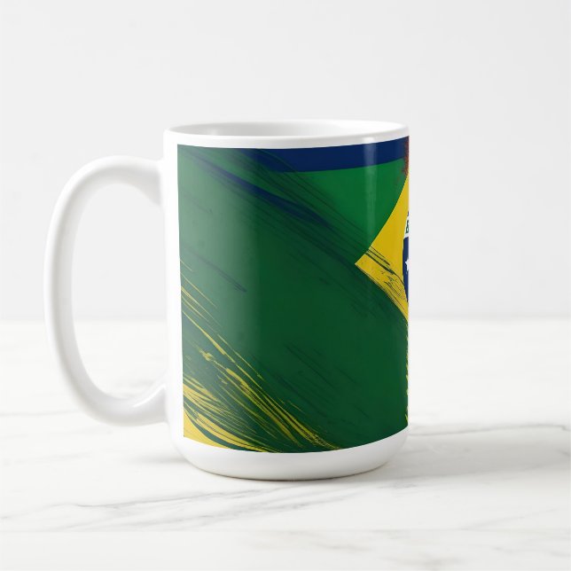Caneca De Café Brasil (criado AI) (Esquerda)