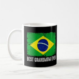 Caneca De Café Brasil desapontado: melhor vovó Ever Patrioti
