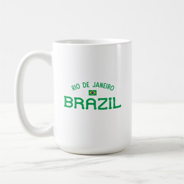 Caneca De Café Brasil do Rio de Janeiro em desgosto (Esquerda)