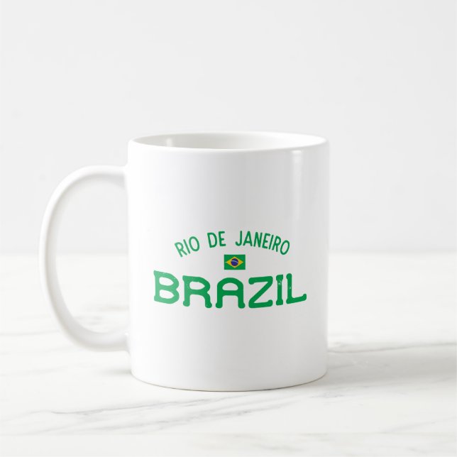 Caneca De Café Brasil do Rio de Janeiro em desgosto (Esquerda)