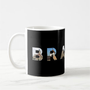 Caneca De Café brasov city romênia — símbolo de dentro