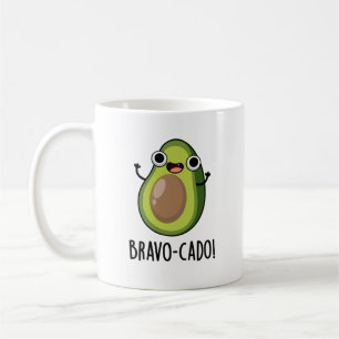 Caneca De Café Bravo-Tomado Cute Avocado Pun