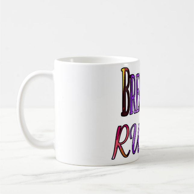 Caneca De Café Break The Rules - rebelde colorido (Esquerda)