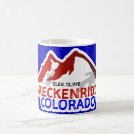 Caneca De Café Breckenridge CO Skiing  Mug