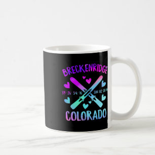 Caneca De Café Breckenridge Colorado Skiing Mountain Snowboard
