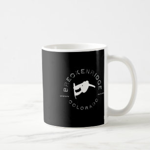 Caneca De Café Breckenridge Colorado Vintage Graphic Snowboard