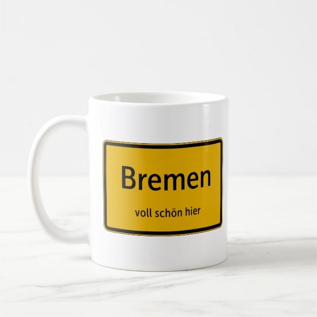 Caneca De Café Bremen Tasse Kaffeetasse Teetasse (Esquerda)