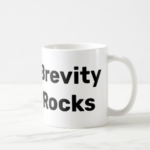 Caneca De Café Brevity Rocks à Esquerda