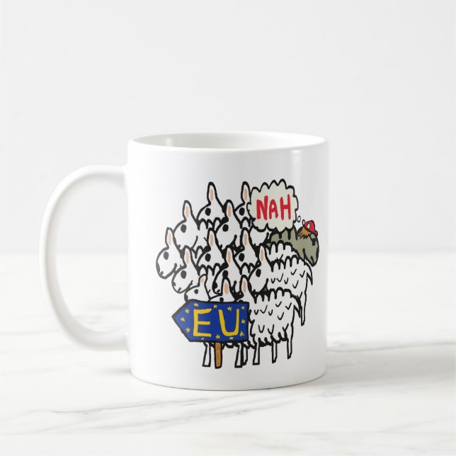 Caneca De Café Brexit Anti-EU (Esquerda)
