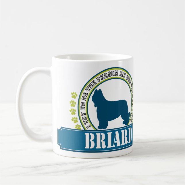 Caneca De Café Briard (Esquerda)