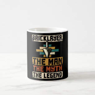 Caneca De Café Bricklayer O Homem A Lenda