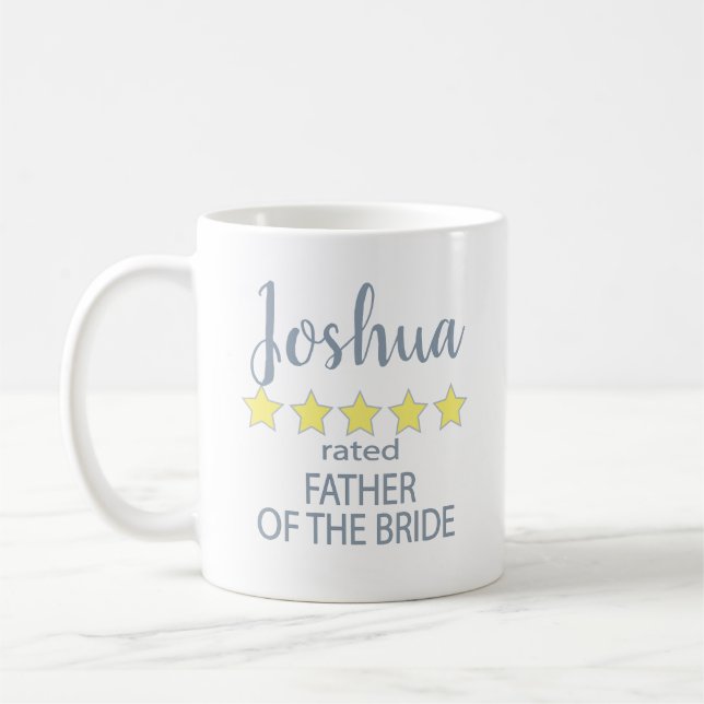 Caneca De Café Bridal e Festa de casamento 5 - Pai da Noiva (Esquerda)