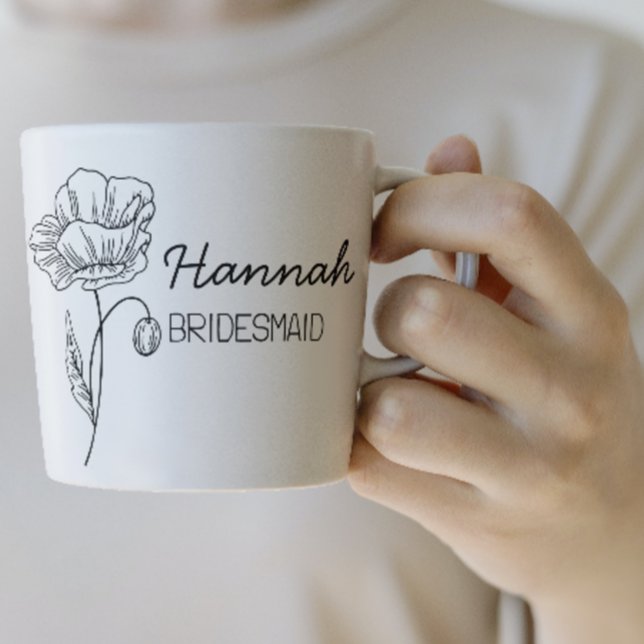 Caneca De Café Bridesmaid (Criador carregado)