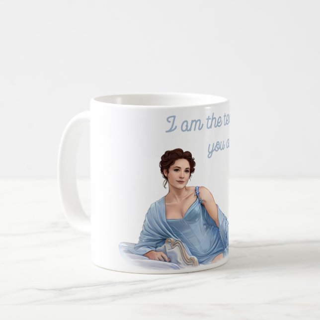Caneca De Café Bridgerton inspired mug (Frente Esquerda)