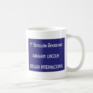 Caneca De Café Brigadas internacionais Abraham Lincoln ø