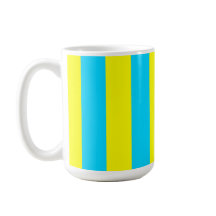 Bright Blue and Yellow Stripes 