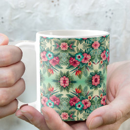 Caneca De Café Bright Tropics Mug