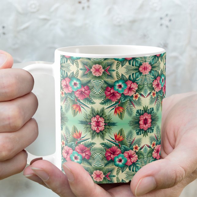 Caneca De Café Bright Tropics Mug (Criador carregado)