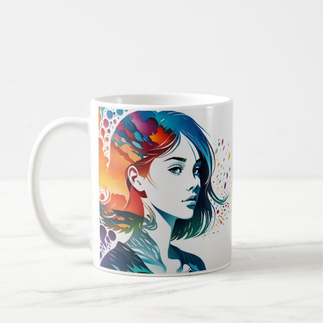 Caneca De Café Brilhância da ADHD*Dr.Anders Osborne Ph.D (Esquerda)