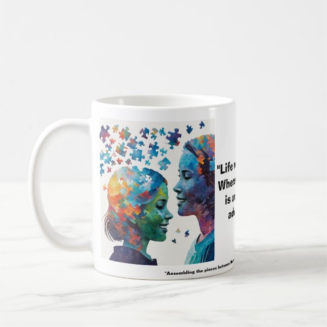 Caneca De Café Brilhância do ADHD (Esquerda)