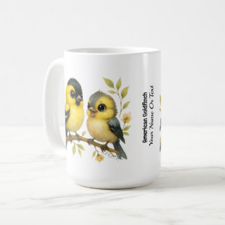 Caneca De Café Brilhante American Goldfinch